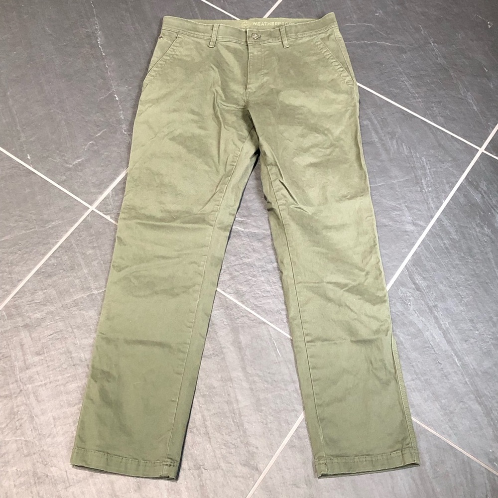 Men’s Green Weatherproof Pants 32/32